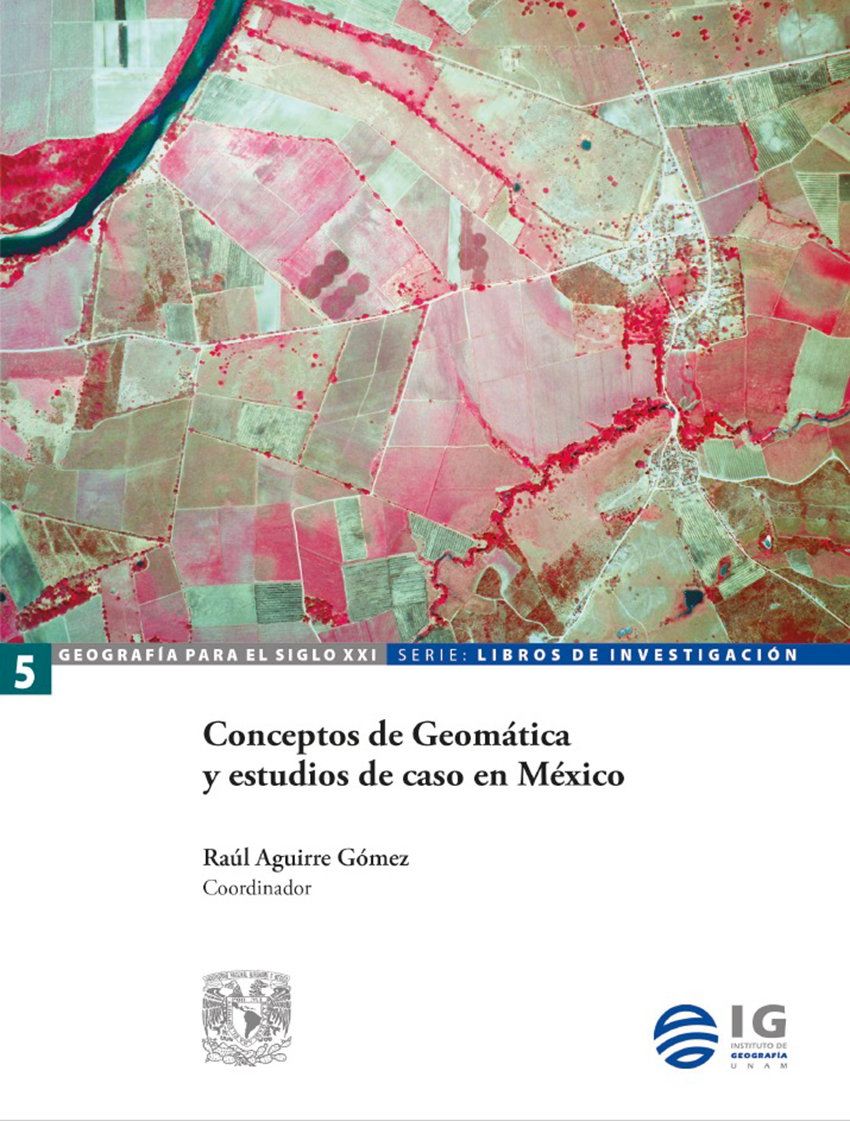 Cubierta para Conceptos de Geomática y estudios de caso en México