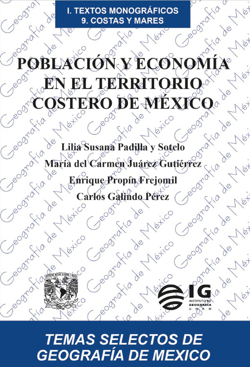 Cubierta para Población y economía en el territorio costero de México