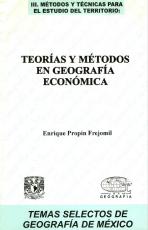 Cubierta para Teorías y métodos en Geografía Económica